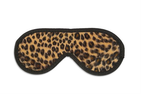 Закрытая маска леопардовой расцветки - фото 394687