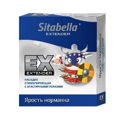 Стимулирующая насадка Sitabella Extender  Ярость норманна - фото 394744