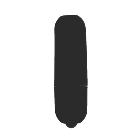 Черная вибропуля с 10 режимами вибрации - фото 395162