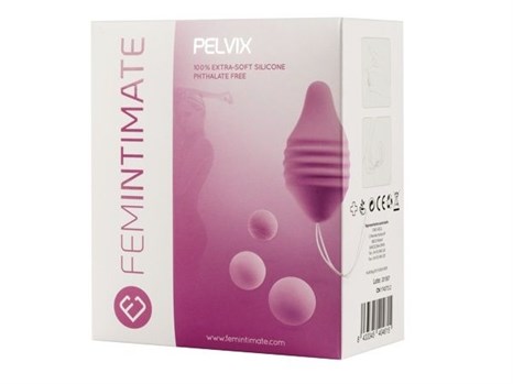 Набор для интимных тренировок Pelvix Concept: контейнер и 3 шарика - фото 395724