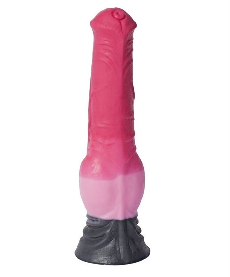 Розовый фаллоимитатор  Пони  - 24,5 см. - фото 397350