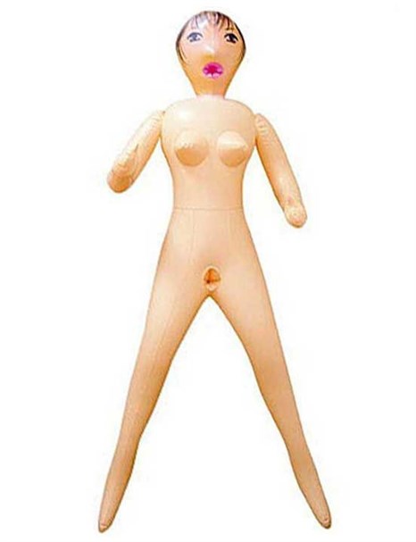 Надувная секс-куколка с 3 любовными отверстиями - фото 398400