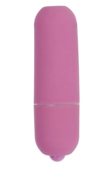 Розовая вибропуля с 10 режимами вибрации - фото 398643