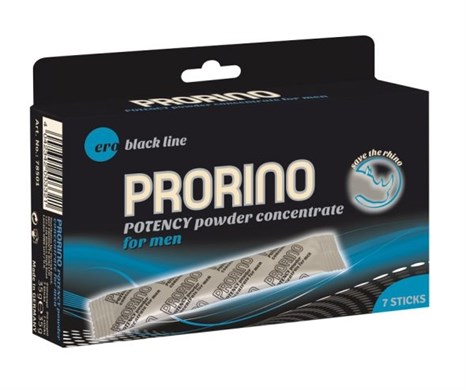 БАД для мужчин PRORINO M black line powder - 7 саше (6 гр.) - фото 398658