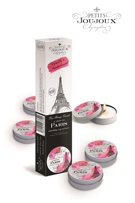 Набор из 5 свечей Petits Joujoux Paris с ароматом ванили и сандала - фото 401759