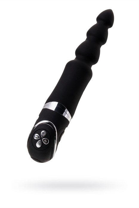 Чёрный анальный вибростимулятор Erotist - 20,7 см. - фото 402113