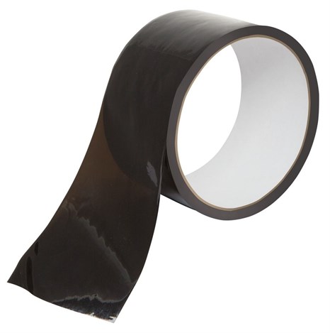 Чёрная бондажная лента Bondage Tape - 18 м. - фото 402168