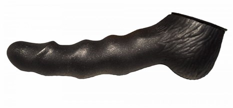 Чёрная насадка на пояс харнесс BLACK BENT 2 - 19,5 см. - фото 402896
