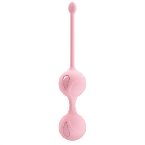 Нежно-розовые вагинальные шарики Kegel Tighten Up I - фото 403920
