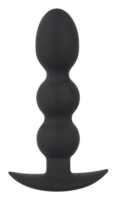 Тяжелая анальная елочка Heavy Beads - 13,3 см. - фото 404137