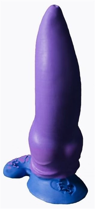 Фиолетовый фаллоимитатор  Зорг small  - 21 см. - фото 404300