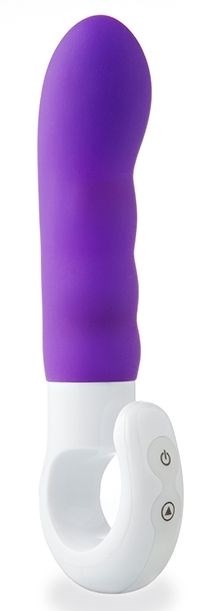 Фиолетовый вибромассажер IMPULSE - 16,5 см. - фото 404993