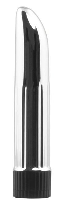 Серебристый многоскоростной вибромассажер Lady Finger - 12 см. - фото 406286
