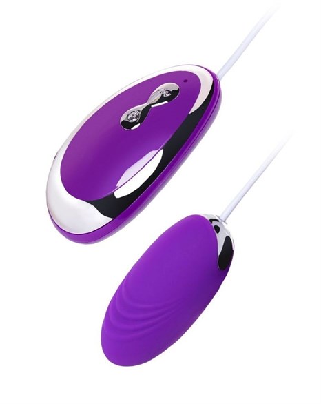 Фиолетовое виброяйцо A-Toys - 6,5 см. - фото 406410