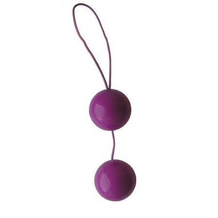 Фиолетовые вагинальные шарики Balls - фото 407675