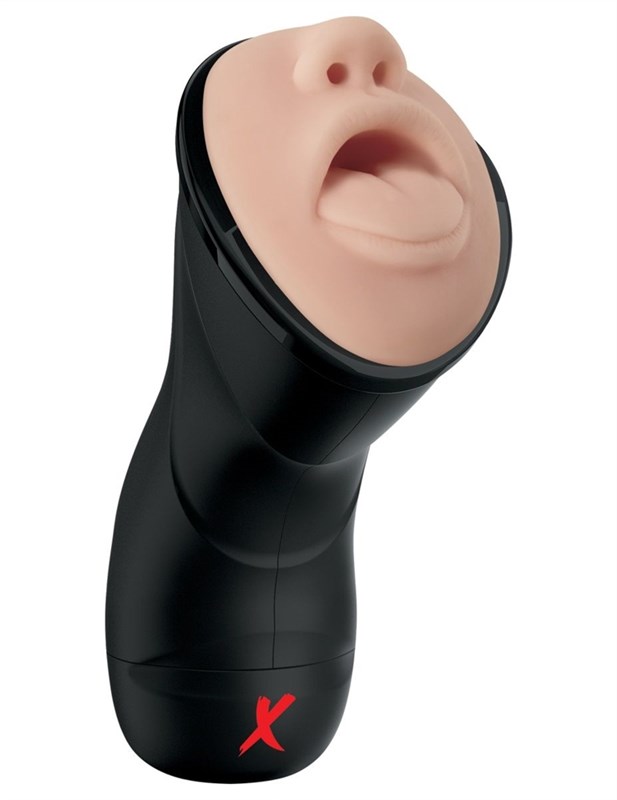 Мастурбатор-ротик Deep Throat Vibrating Stroker - фото 407904