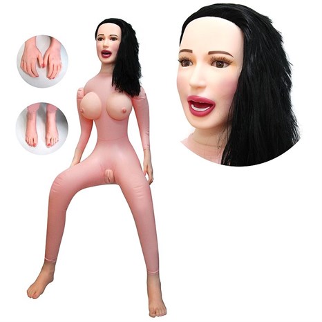 Секс-кукла с вибрацией Виктория - фото 408421