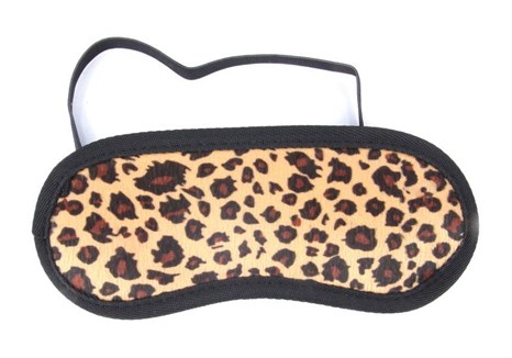 Леопардовая маска на резиночке - фото 408435