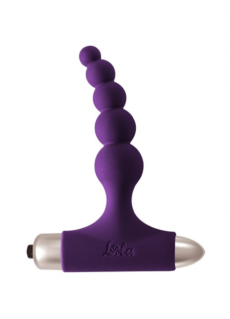 Фиолетовая анальная вибропробка New Edition Splendor - 12,1 см. - фото 409198