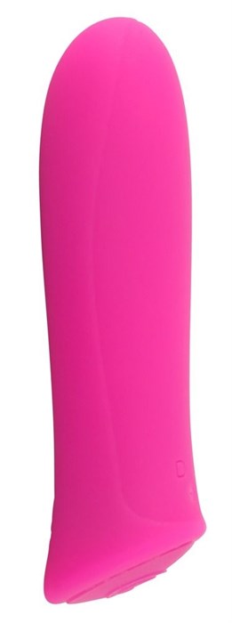 Розовый мини-вибромассажер Rechargeable Power - 8,5 см. - фото 410261