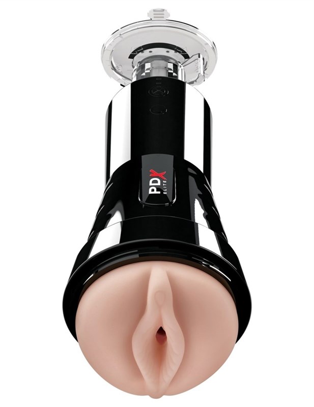 Телесный вибромастурбатор-вагина Cock Compressor Vibrating Stroker - фото 411748