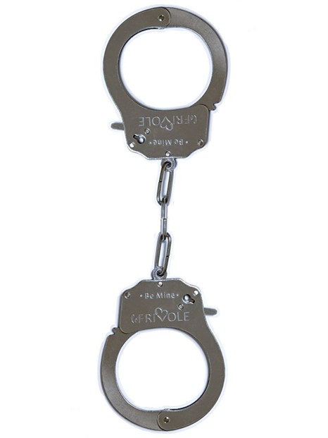 Металлические наручники Be Mine с парой ключей - фото 411930