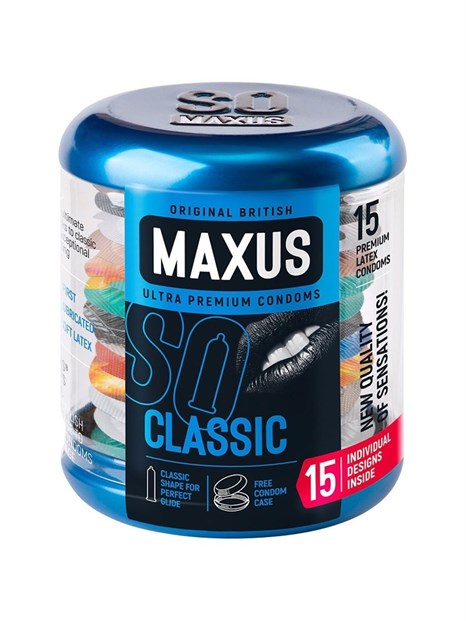 Классические презервативы MAXUS Classic - 15 шт. - фото 413330