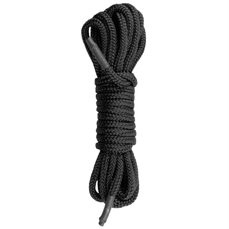 Черная веревка для бондажа Easytoys Bondage Rope - 5 м. - фото 413743