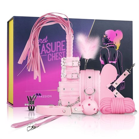 Розовый эротический набор Pink Pleasure - фото 413761