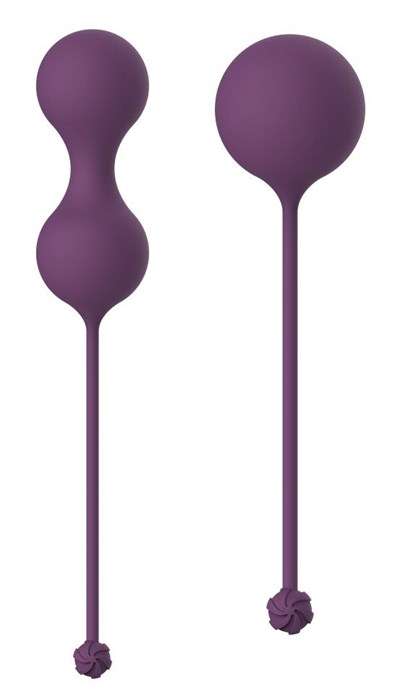 Набор фиолетовых вагинальных шариков Love Story Carmen - фото 415079