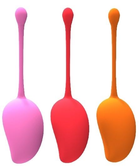 Набор из 3 вагинальных шариков KEGEL EXERCISE SET - фото 415387