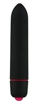 Черная компактная вибропуля Univibe - 9 см. - фото 415642