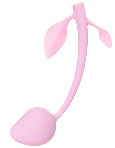 Розовый вагинальный шарик BERRY - фото 416414