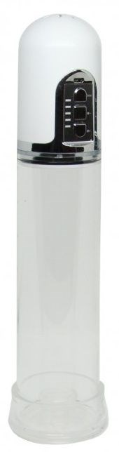 Белая вакуумная автоматическая помпа с прозрачной колбой - фото 417605