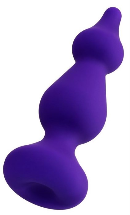 Фиолетовая анальная втулка Sholt - 10 см. - фото 418145