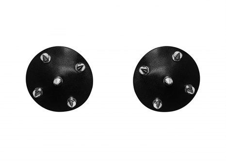 Черные пэстисы с шипами Royce - фото 418670
