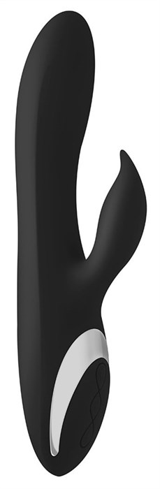 Черный вибромассажер-кролик Vibes N 2 - 22,5 см. - фото 419371