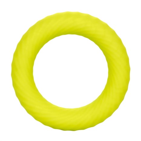Лаймовое эрекционное кольцо Link Up Ultra-Soft Edge - фото 420039