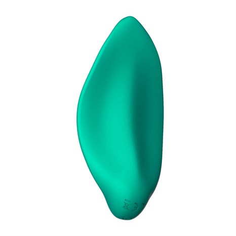Зеленый клиторальный стимулятор Romp Wave - фото 421788