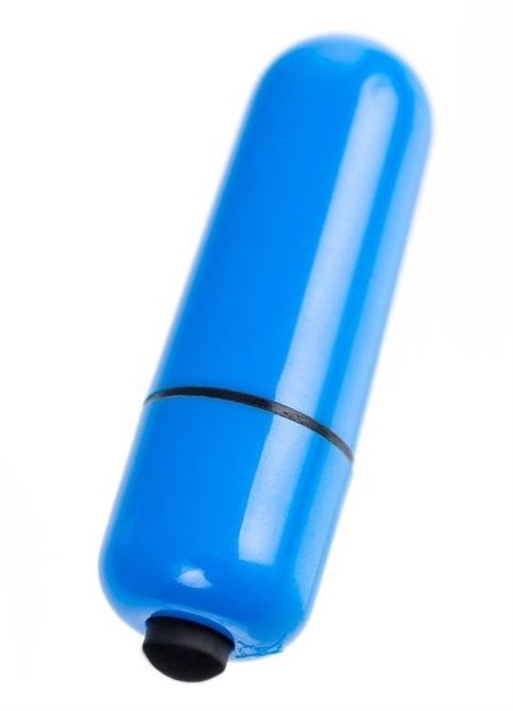 Синяя вибропуля A-Toys Braz - 5,5 см. - фото 423029