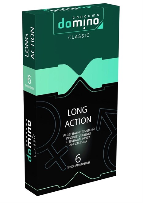 Презервативы с пролонгирующим эффектом DOMINO Classic Long action - 6 шт. - фото 424403