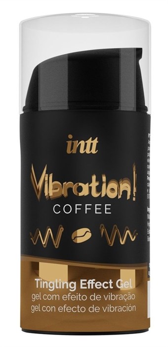 Жидкий интимный гель с эффектом вибрации Vibration! Coffee - 15 - фото 426158