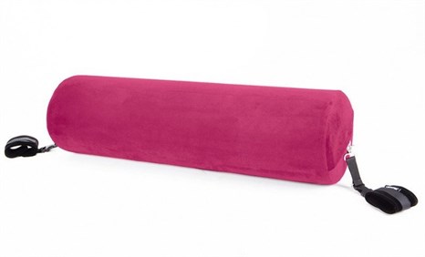 Розовая вельветовая подушка для любви Liberator Retail Whirl - фото 426198
