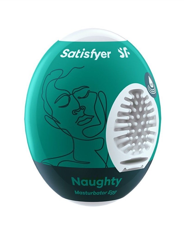 Мастурбатор-яйцо Satisfyer Naughty Mini Masturbator - фото 426254