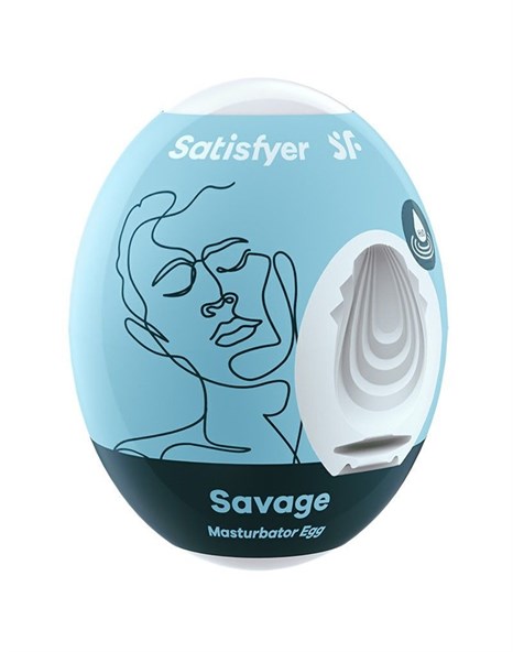 Мастурбатор-яйцо Satisfyer Savage Mini Masturbator - фото 426256