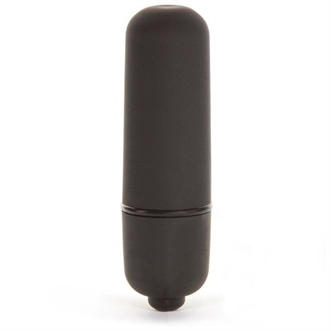 Черная вибропуля X-Basic Bullet Mini 10 speeds - 5,9 см. - фото 427627