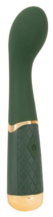 Зеленый стимулятор точки G Luxurious G-Spot Massager - 19,5 см. - фото 427769