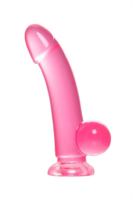 Розовый реалистичный фаллоимитатор Fush - 18 см. - фото 427867