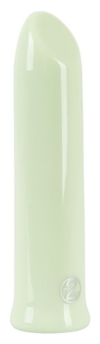 Зеленая вибропуля Shaker Vibe - 10,2 см. - фото 428659