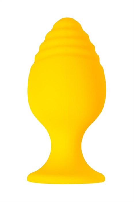Желтая анальная втулка Riffle - 6 см. - фото 433835